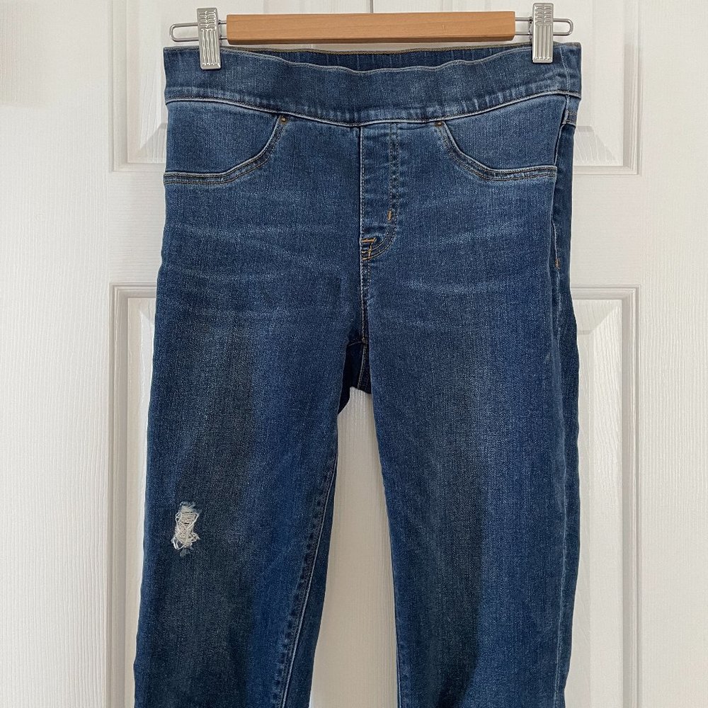 Spanx Distressed Skinny Jeans